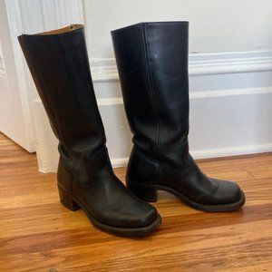 Frye Black Leather Boots